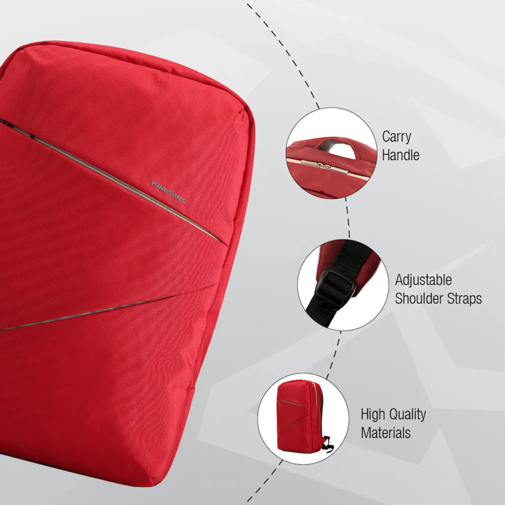 Kingsons Arrow Series Laptop Backpack Red