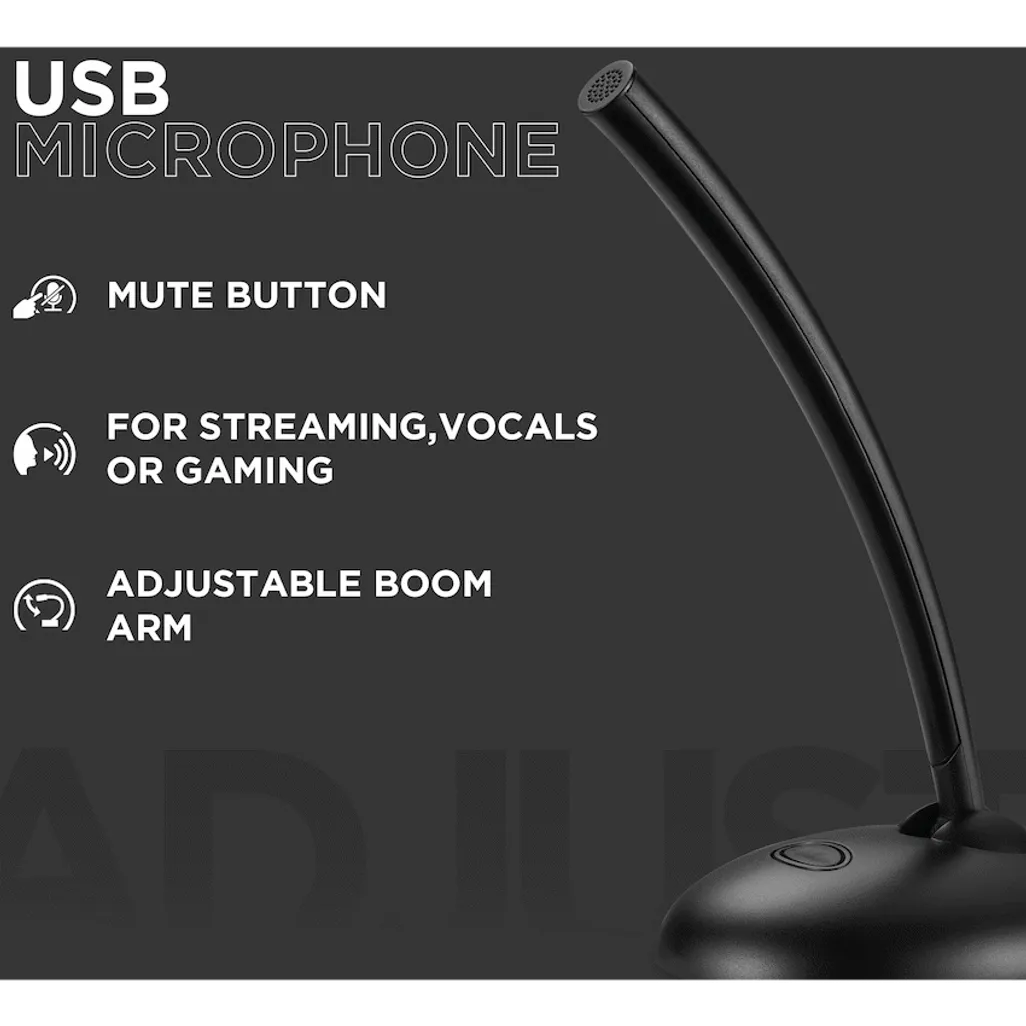 Volkano Stream Desk Series USB Microphone