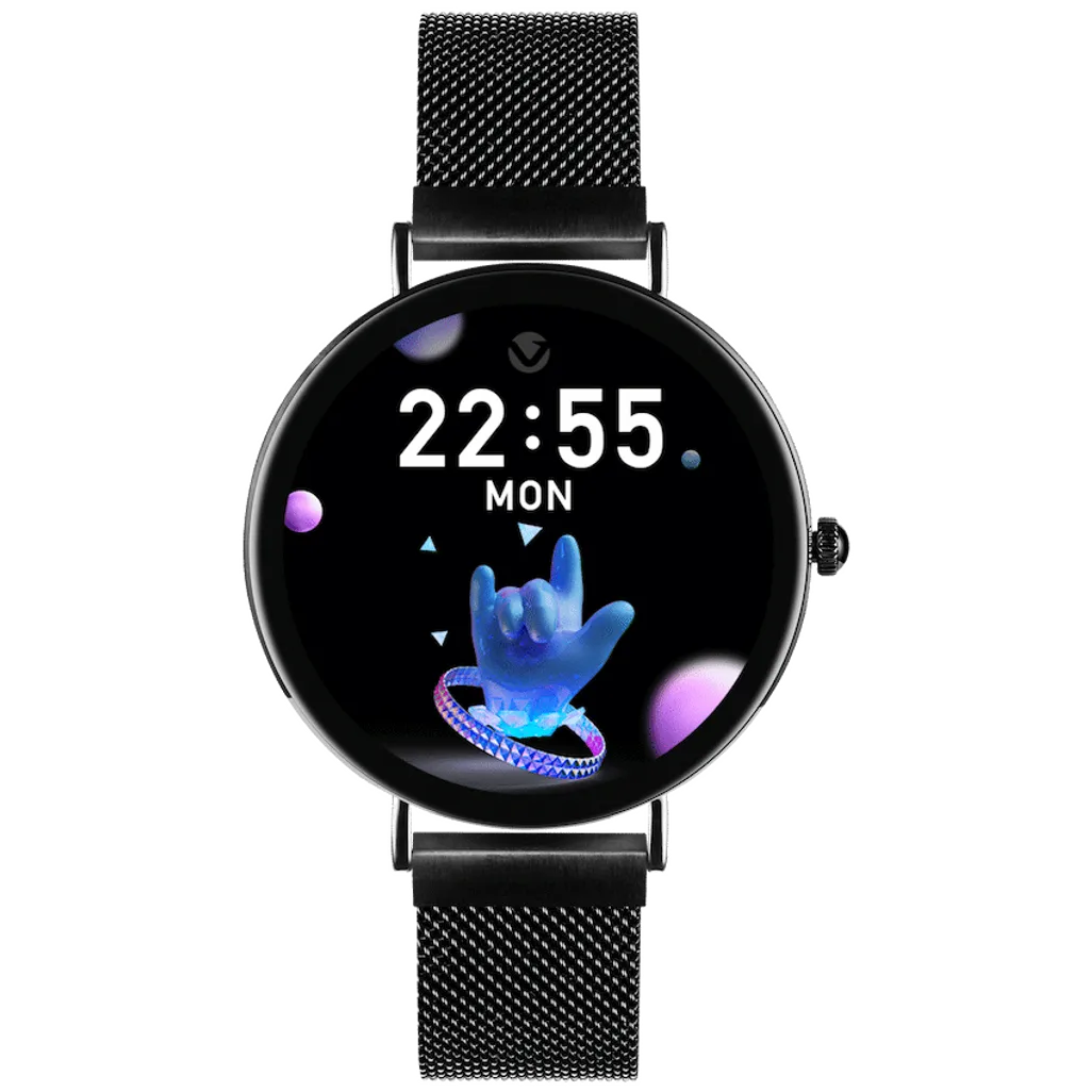 Volkano Valencia Series Ladies Smart Watch - Black