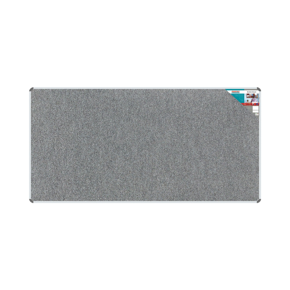 Bulletin Board Ribbed Aluminium Frame (2400x1200mm - Laurel)