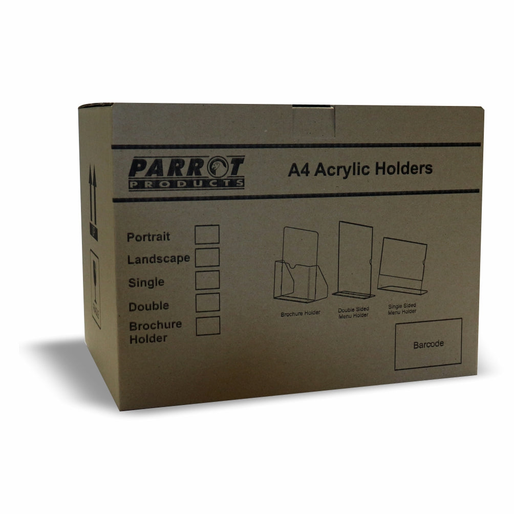 Menu Holder Acrylic Double Sided - 1/3 (DL) A4 - Box 5