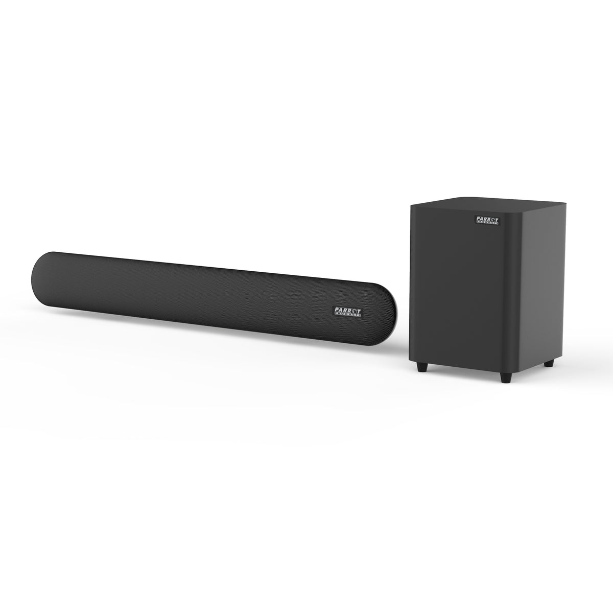 Parrot Speaker Sound Bar + 5.25 Inch Wireless Sub Incl Wall Bracket