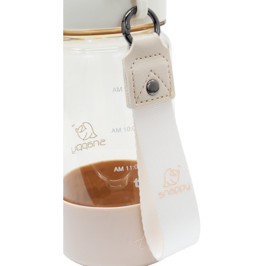 Snappy Tritan Bottle with straw 1lt Vanilla ( Order in Qty of 6)