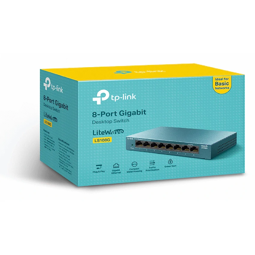 TP-Link 8 Ports Gigabit Unmanaged Desktop Switch