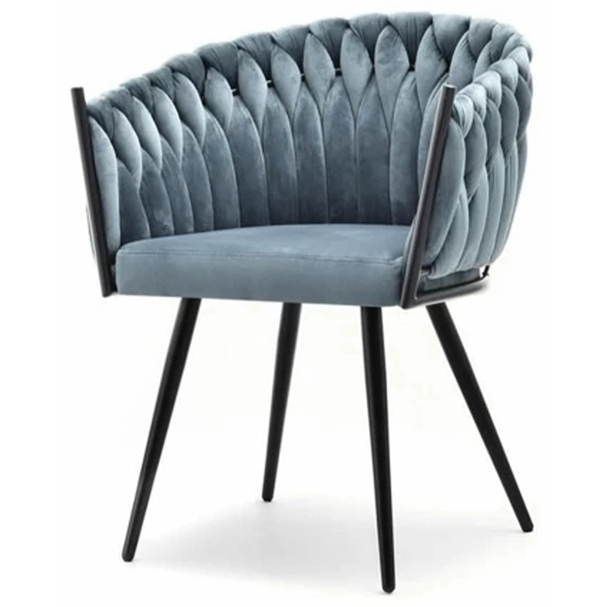 Opulent Casual Chair Hazy Blue - Single
