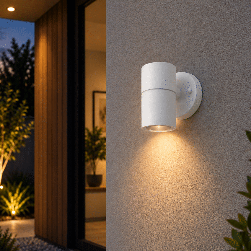 Ellies Ash Series AC UniBeam wall light - Nylon Carbon Fiber - GU10 Fitting - WT