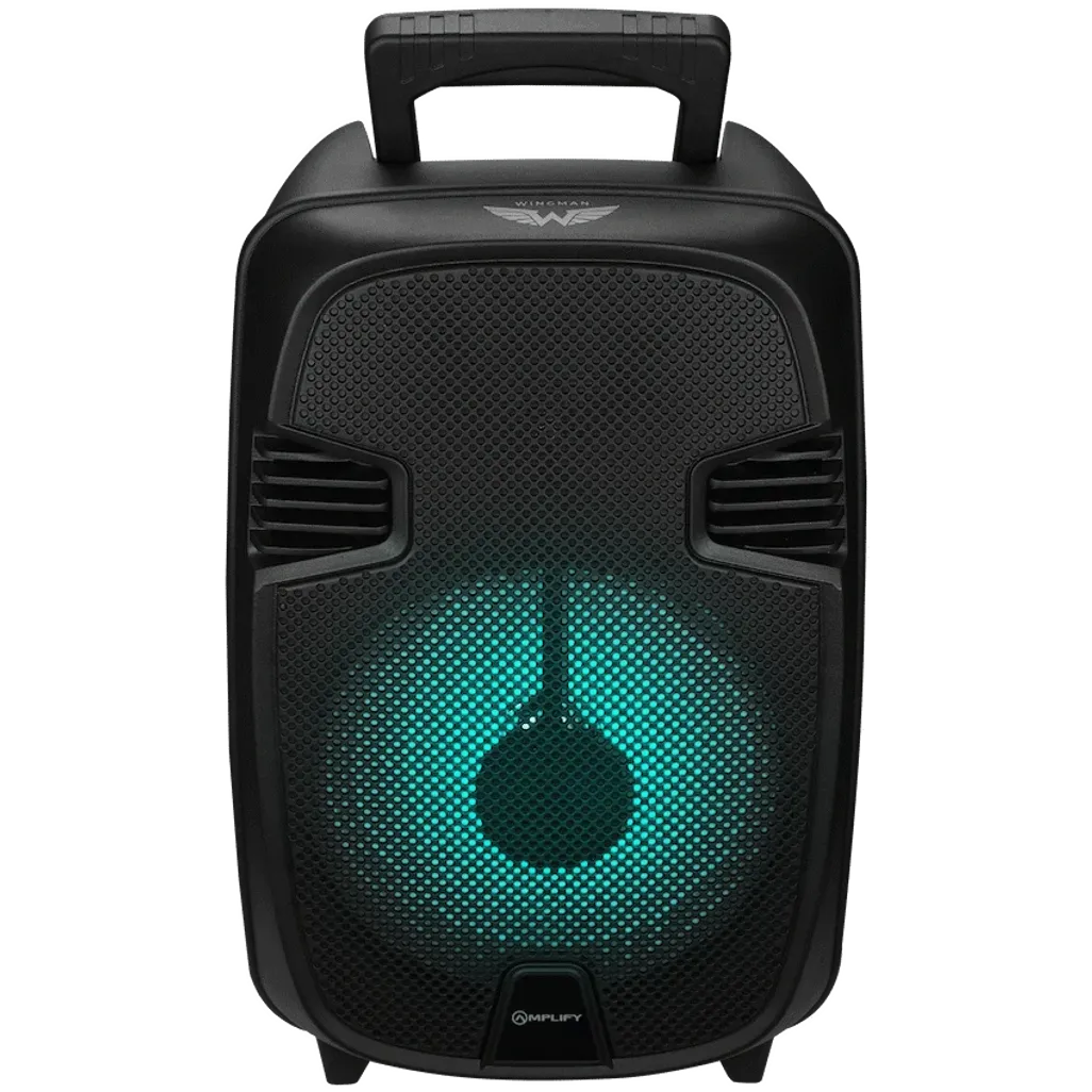 Amplify Wingman Series 8" Party Speaker with Microphone - Black