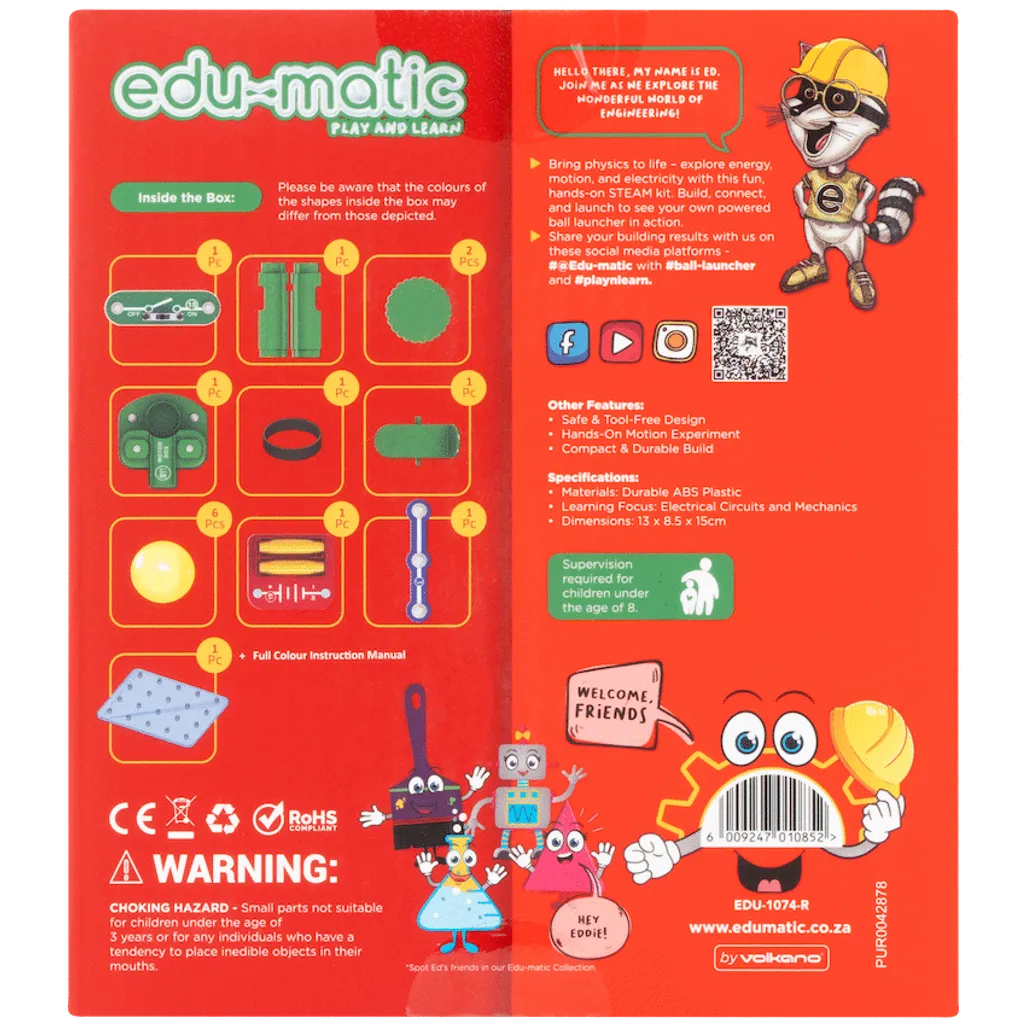 Edu-matic Volt Lab Ball Launcher Circuit