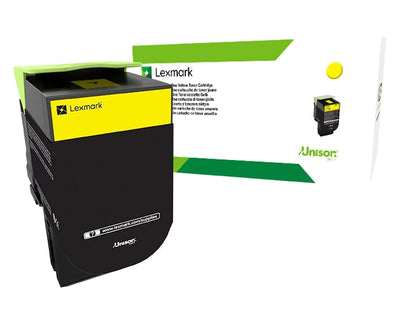 LEXMARK 808SCE YELLOW CARTRIDGE