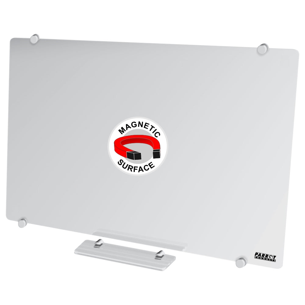Parrot Products Magnetic Glass Whiteboard (1200*900mm)