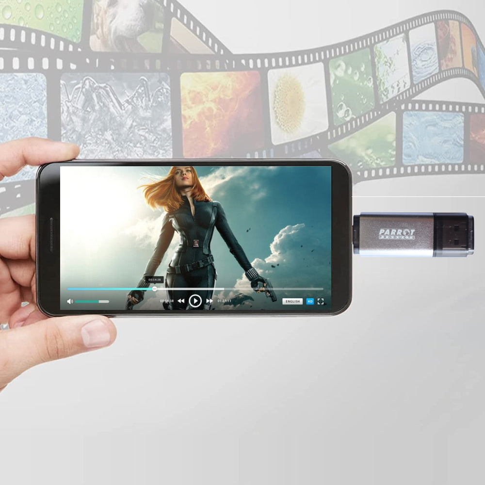 External Storage USB 3 Type A + USB C 128GB Flash Drive