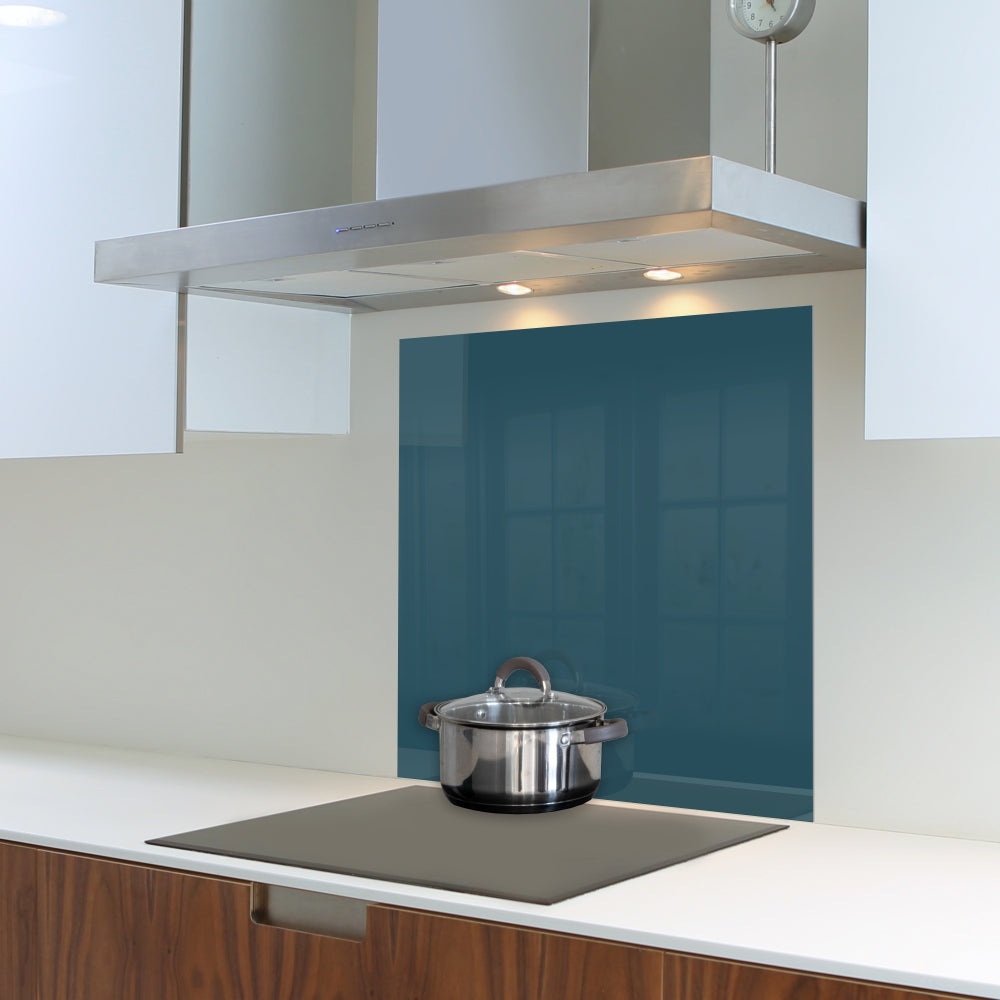 Decorative Glass Wall Tile (598 X 650 X 6mm) Ocean Blue