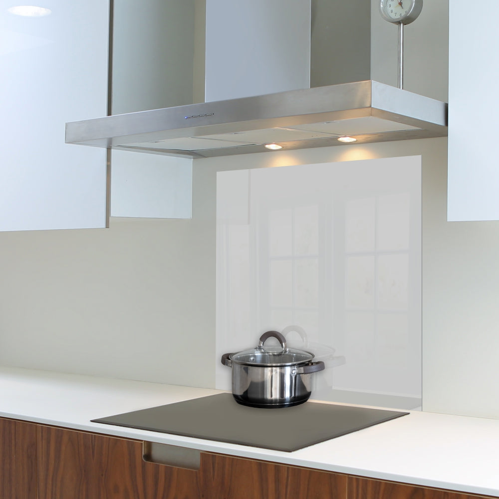 Decorative Glass Wall Tile (598 X 650 X 6mm) Telegrey