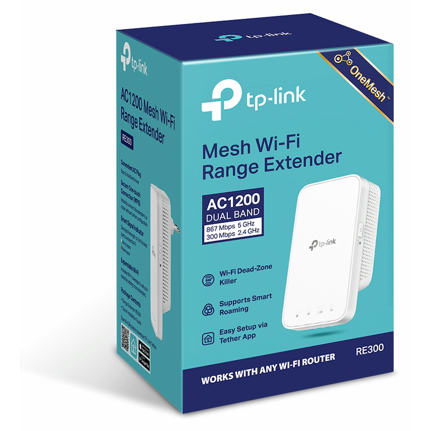 TP-Link AC1200 Mesh Wi-Fi Range Extender