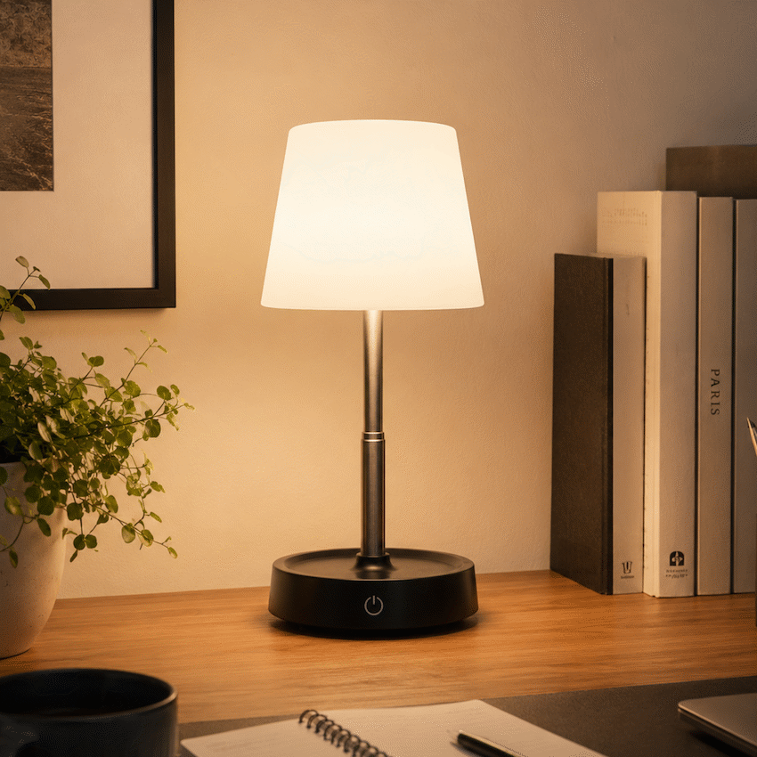 Switched Sleek Series Rechargeable LED Desk Lamp