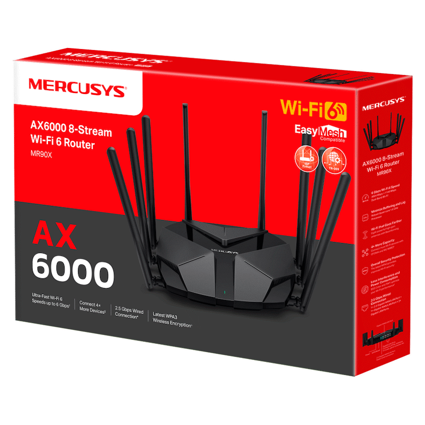 Mercusys AX6000 Dual Band Wi-Fi 6 Router