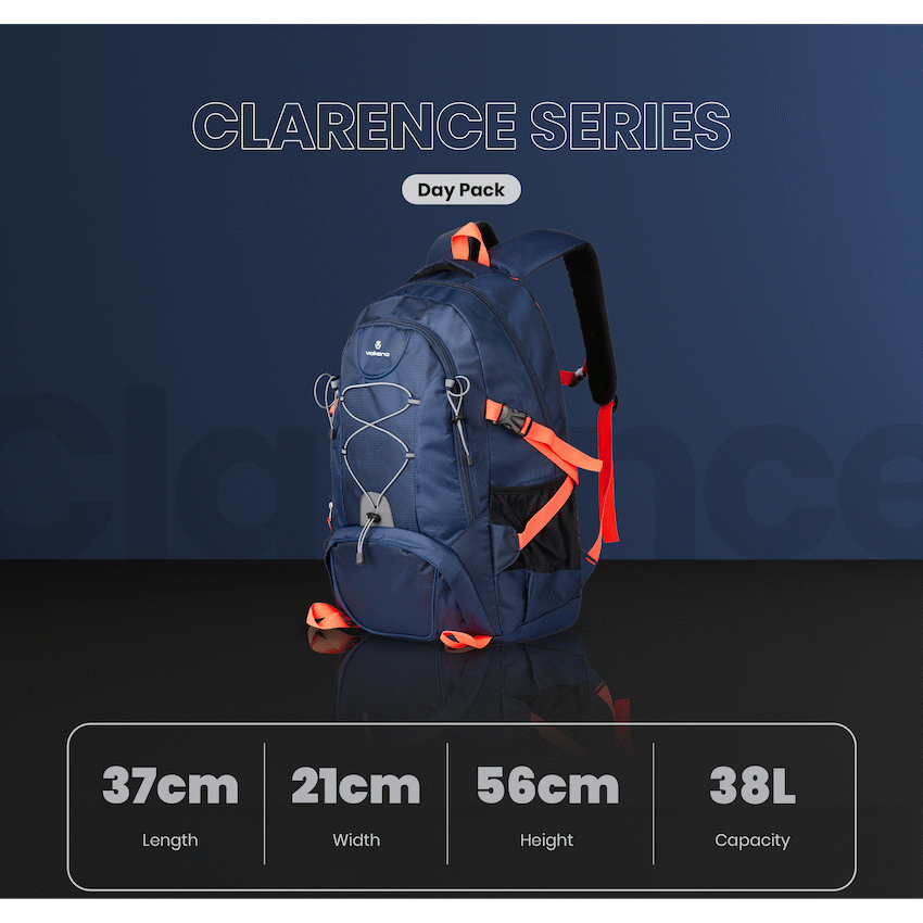 Volkano Clarence Day Pack 40L Navy/Choral