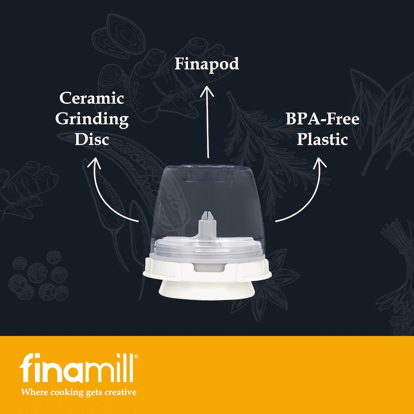 FinaMill Battery-Operated Grinder - Canary