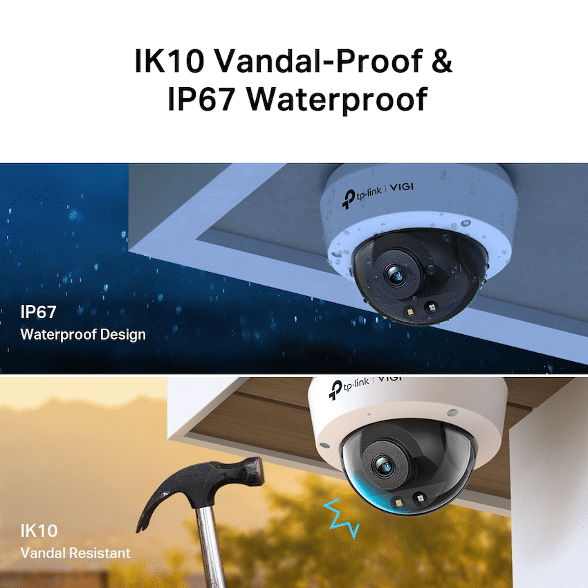 TP-Link Vigi C240 4MP 2.8mm Full-Colour Dome Network Camera