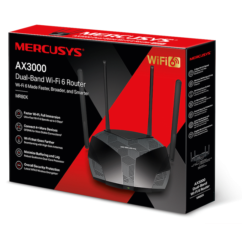 Mercusys AX3000 Dual Band Wi-Fi Router