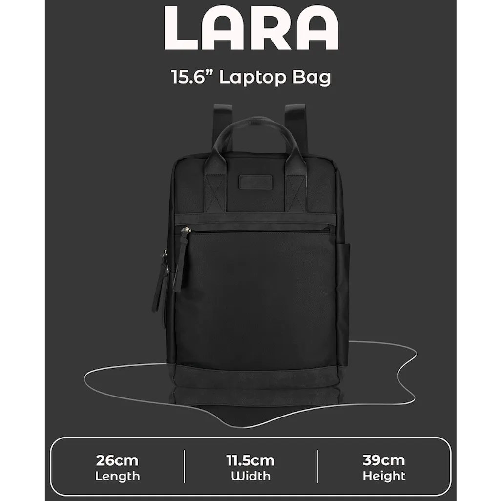 SupaNova Lara 15.6" Laptop Backpack - Black