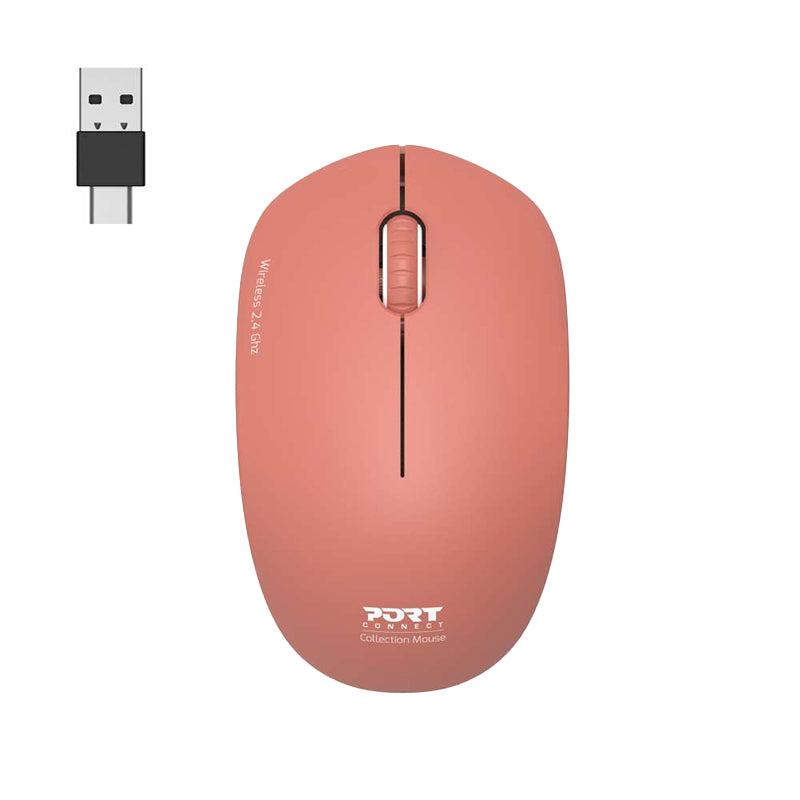 Port 2.4GHz Collection II Terracota Wireless Mouse