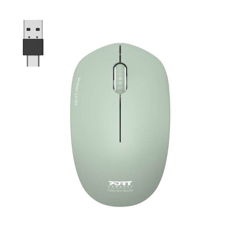 Port 2.4GHz Collection II Vert Olive Wireless Mouse