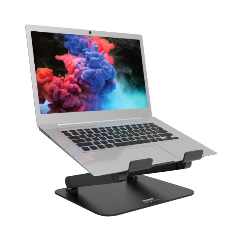 Port Black 15.6 Inch Aluminium Adjustable Notebook Stand