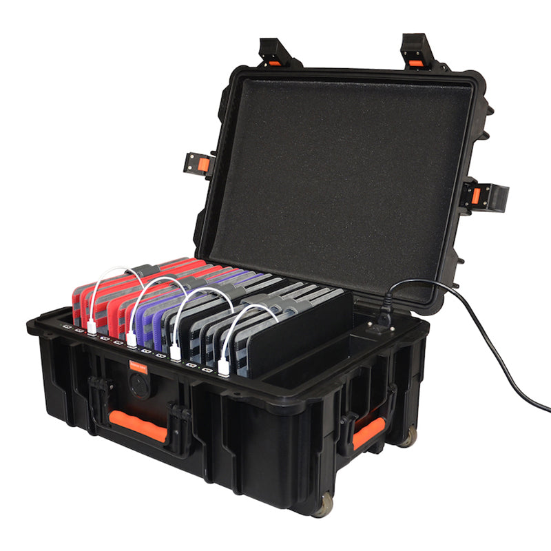 Port Trolley case with 12 11" shelves