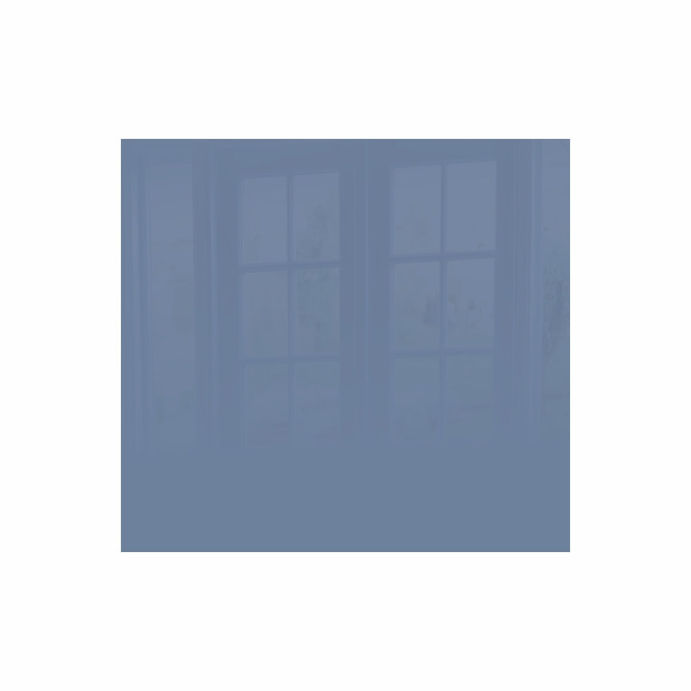 Decorative Glass Wall Tile (598 X 650 X 6mm) Pigeon Blue