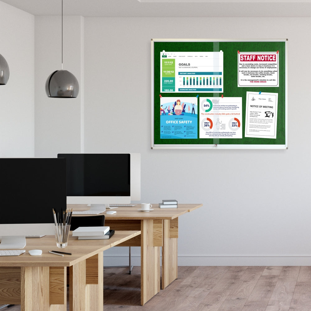 Pinning Display Case (1500*1200mm - Green)