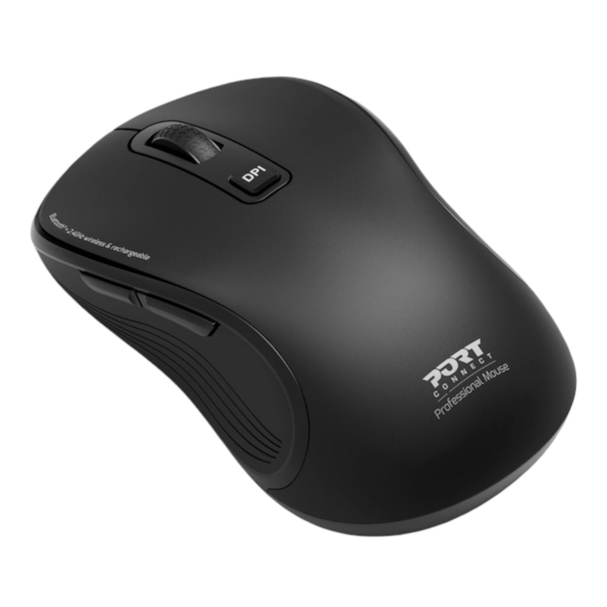 Port Essential Wireless Black Mouse