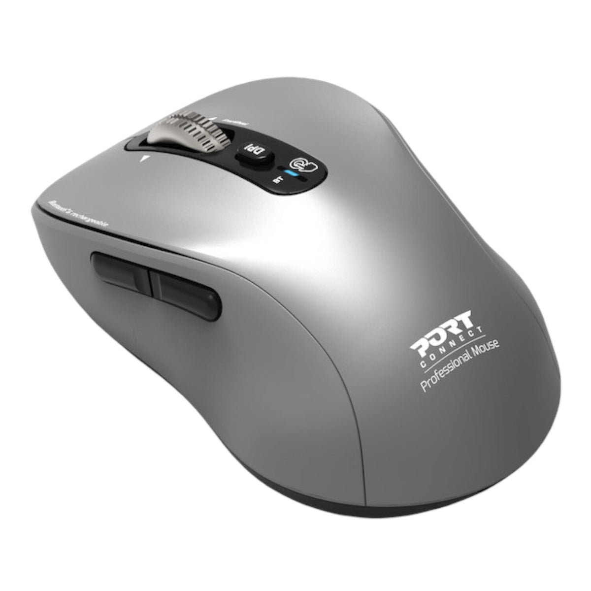 Port Expert Wireless Silver Mouse