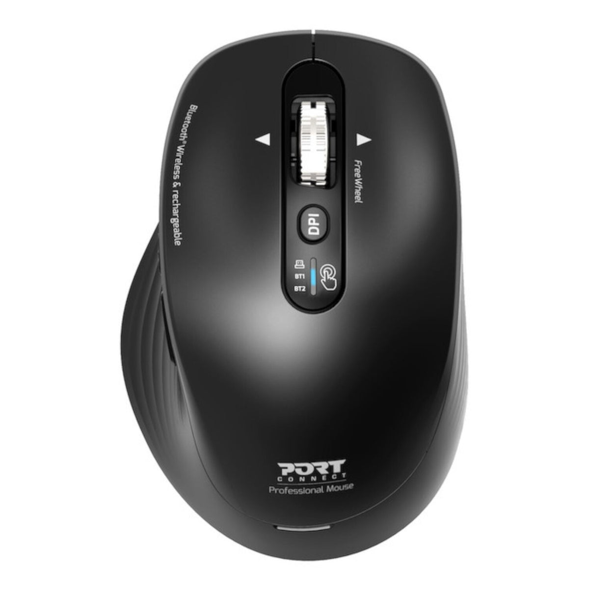 Port Business Wireless Black Mouse