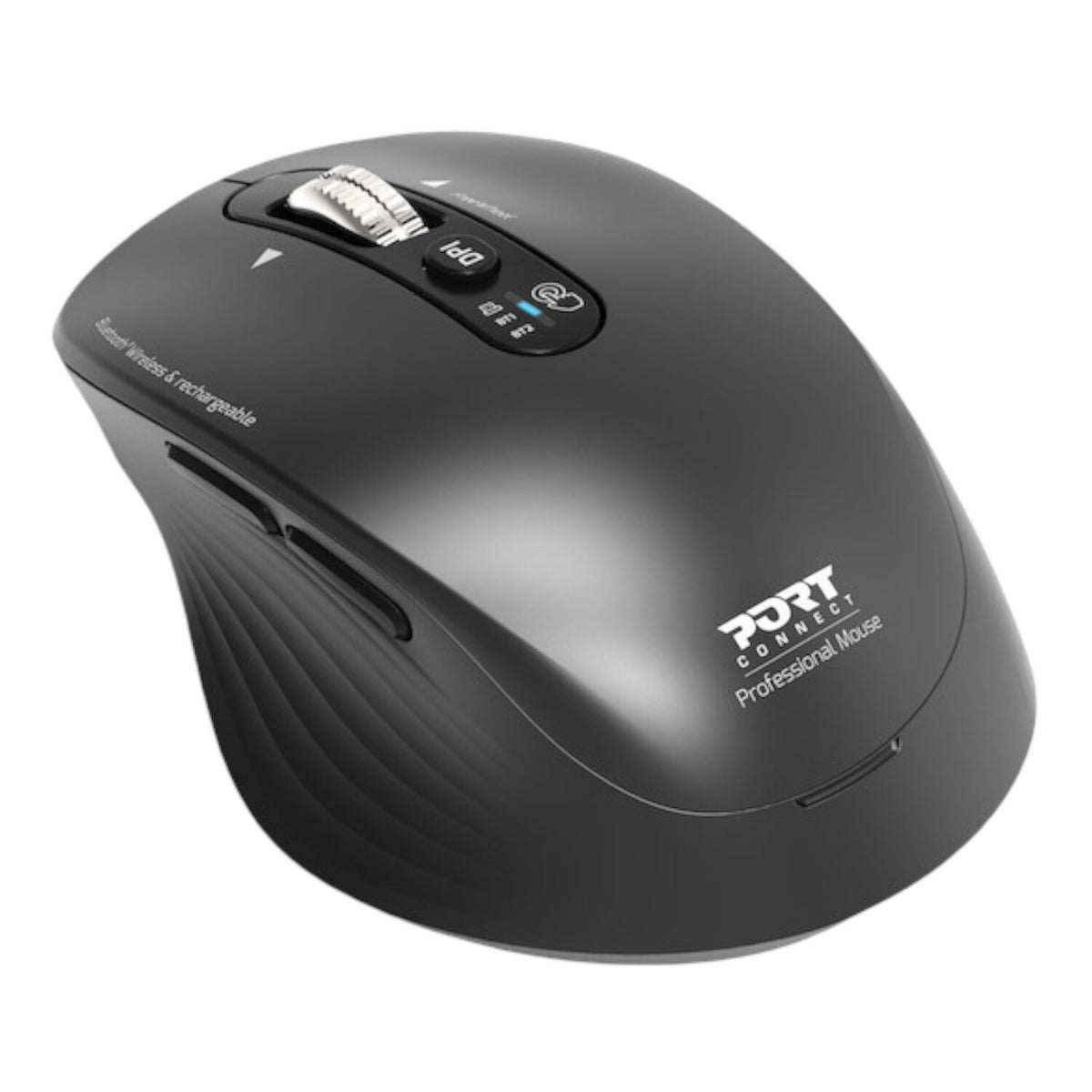 Port Business Wireless Black Mouse