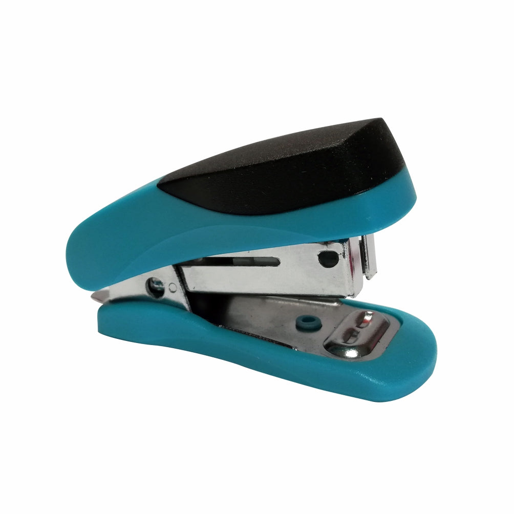 STAPLER PLASTIC MINI BLUE + STAPLES (1000x26/6)