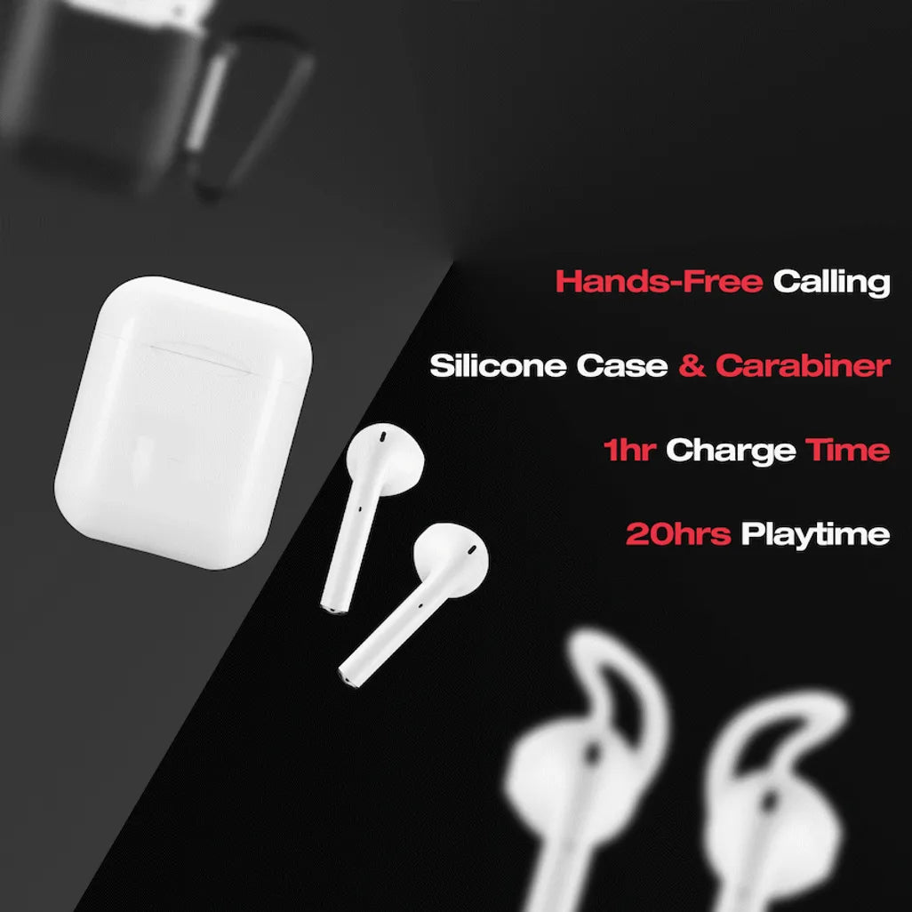 Amplify Buds Series True Wireless Earphones with Silicone Accessories - Black