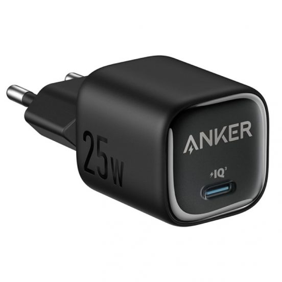 ANKER 1 PORT 25W PD WALL CHARGER BLACK