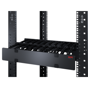 APC 2U HORIZONTAL CABLE MANAGER 6IN FINGERS