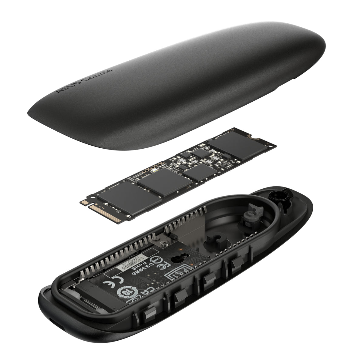 Asus Cobble M.2 SSD Enclosure - Black