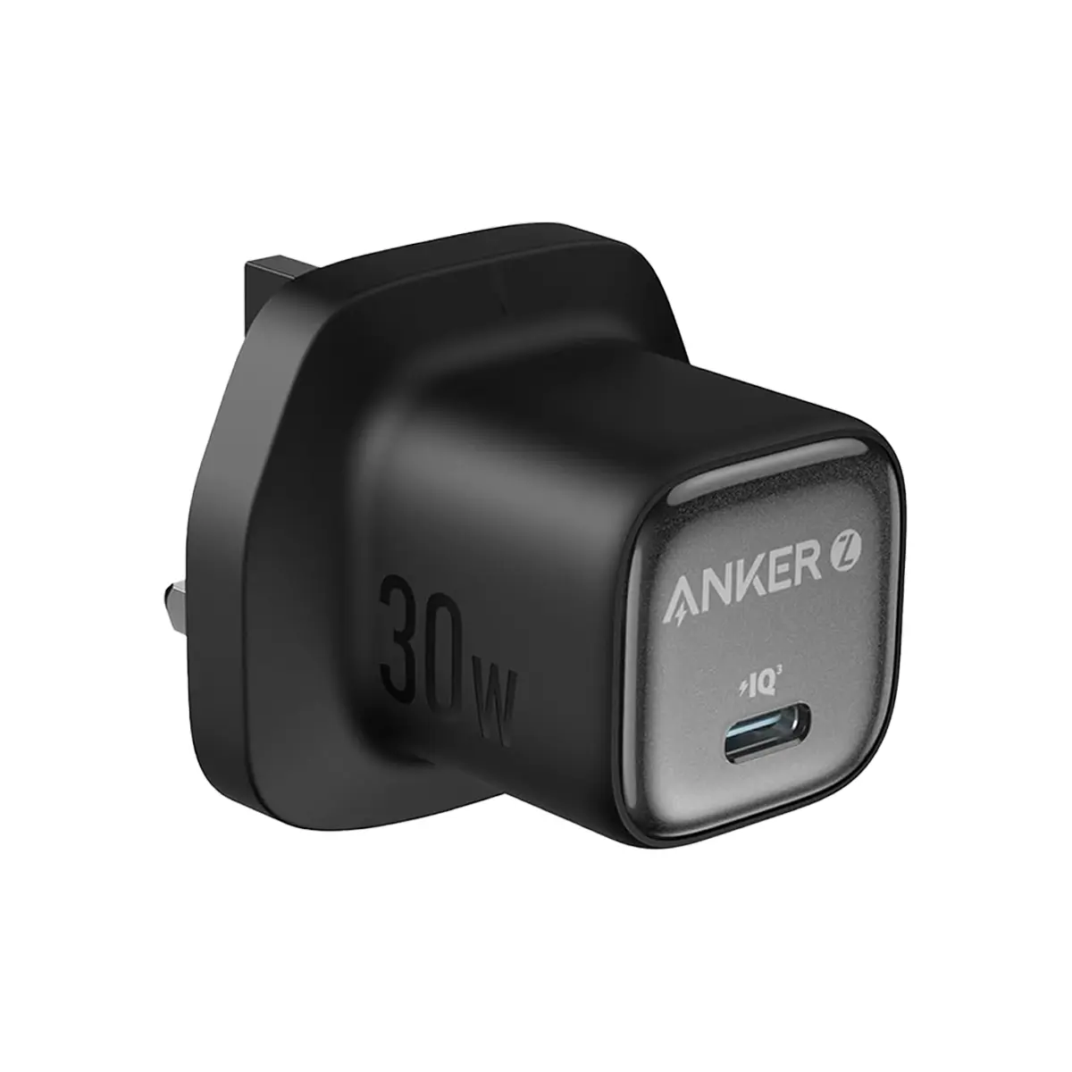 ANKER 1 PORT 30W PD WALL CHARGER AND CABLE BLACK