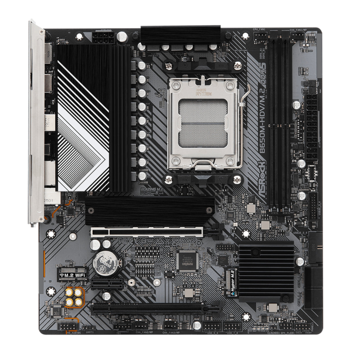 ASRock B650M-HDV/M.2 AM5 Micro-ATX Motherboard