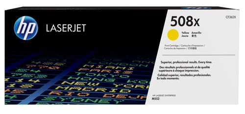 HP 508X YELLOW LASERJET ENTERPRISE TONER CARTRIDGE