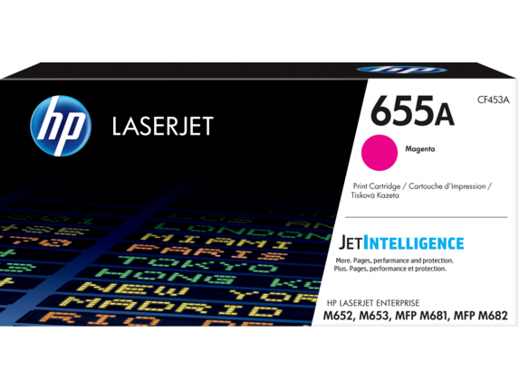 HP 655A MAGENTA ORIGINAL LASERJET TONER