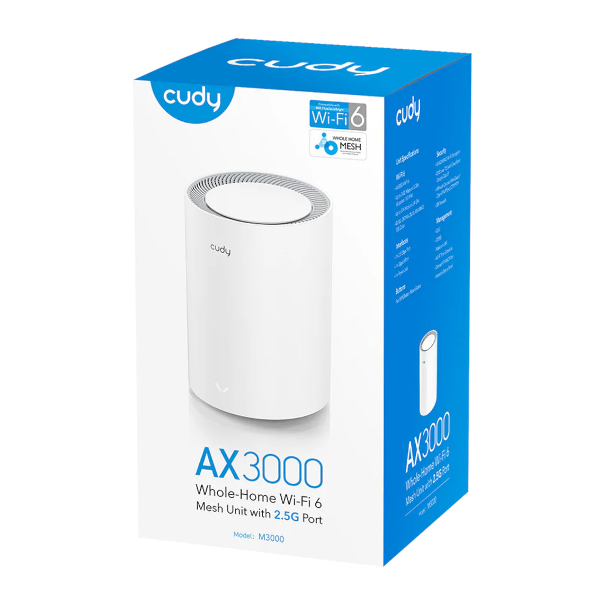 Cudy AX3000 Wi-Fi 6 Mesh Kit 1 Pack - White