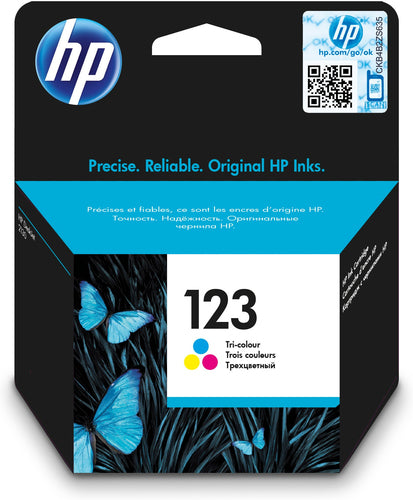 HP 123 TRI-COLOR INK CARTRIDGE