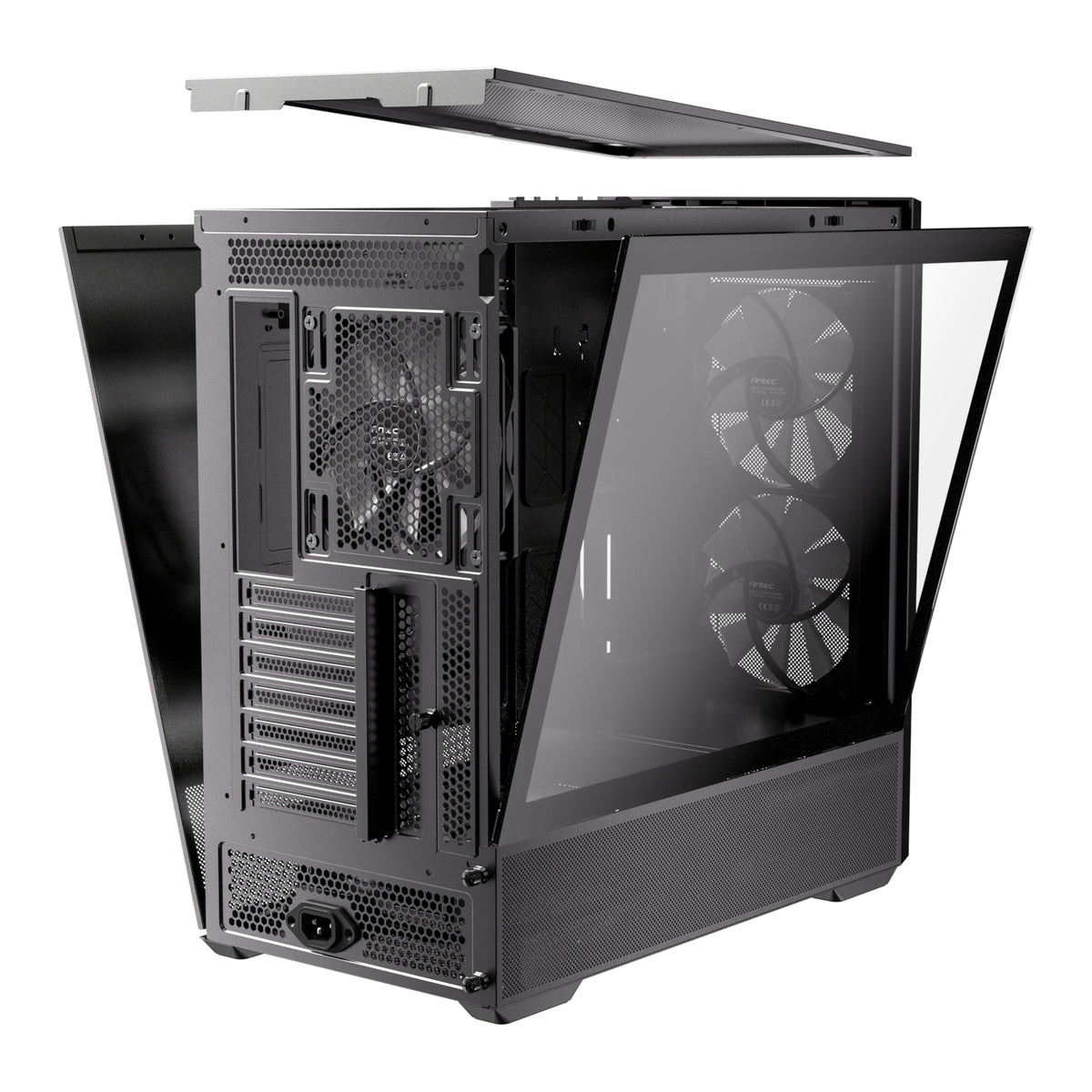 Antec FLUX Rear ARGB ATX Mid Tower Gaming Chassis - Black