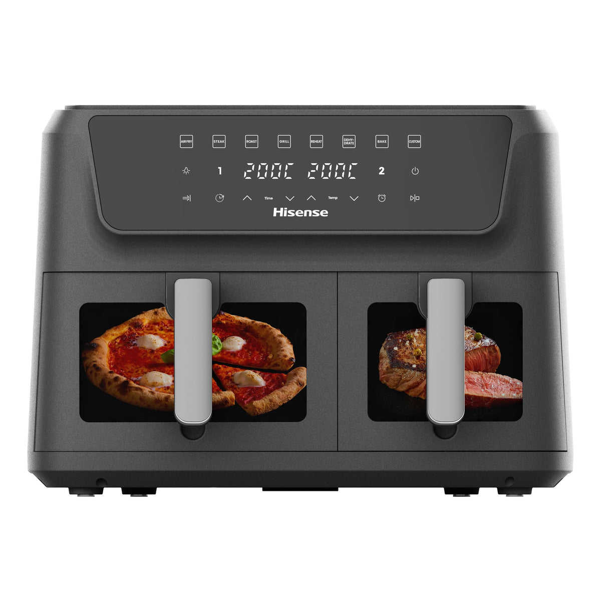 Hisense Air-Fryer, 12L Dual Basket