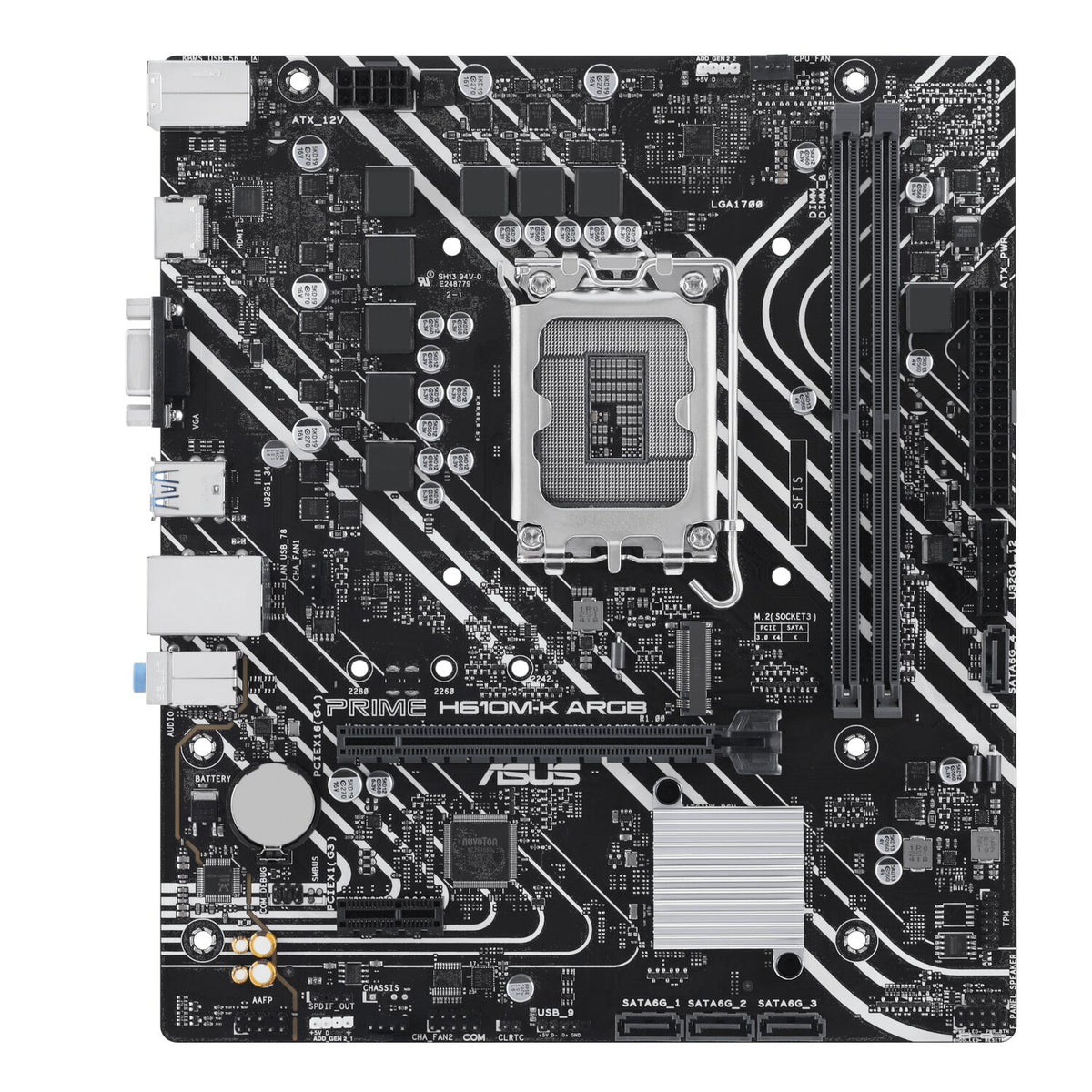 Asus PRIME H610M-R DDR5 LGA1700 Micro-ATX Motherboard