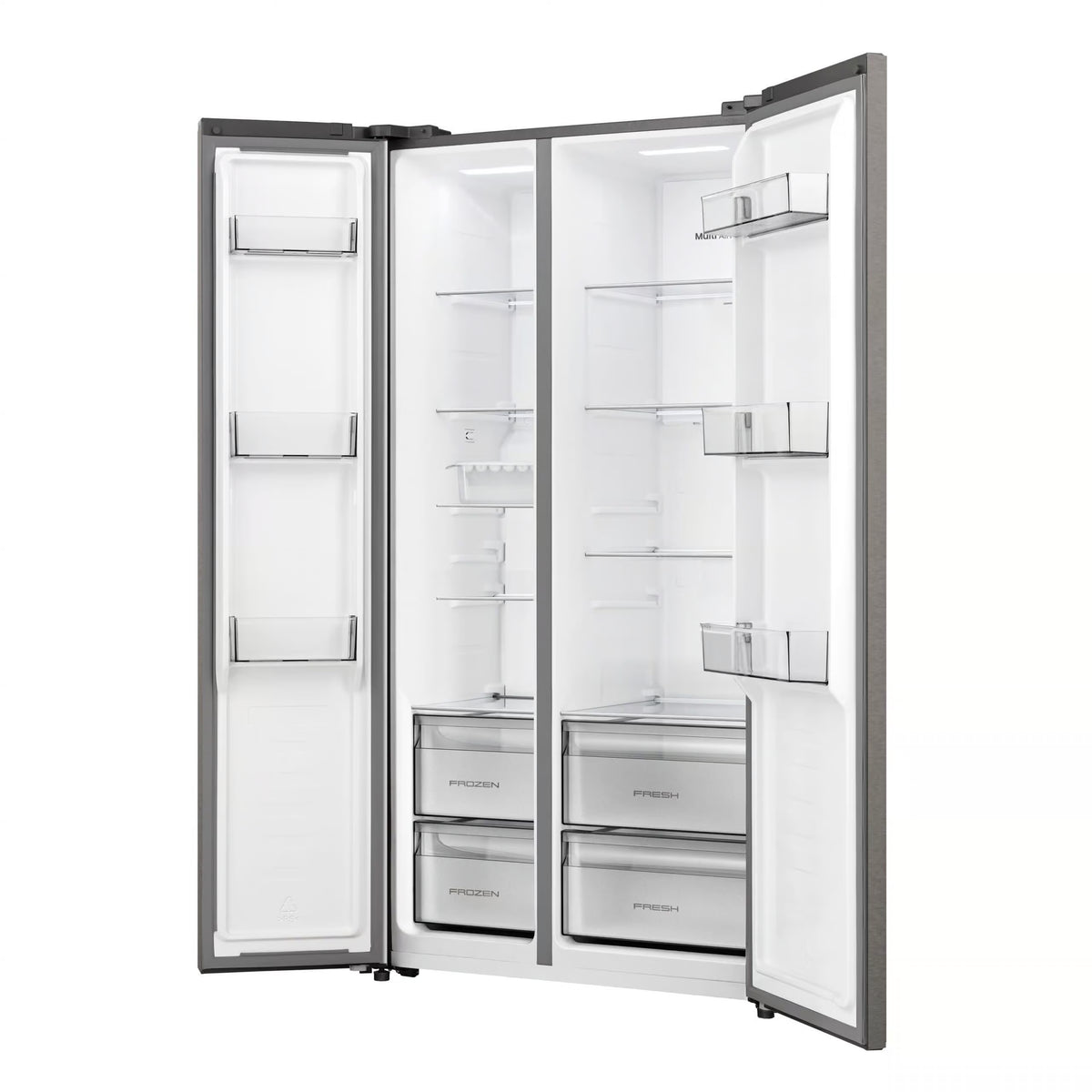 Hisense Fridge, 543L TITAN/INOX D/D
